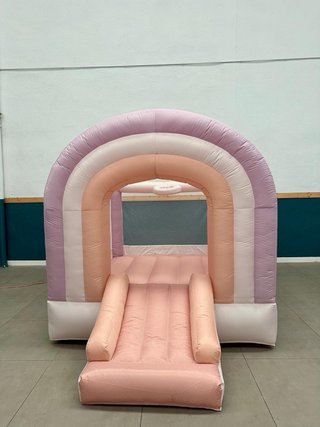 Castillo Hinchable Blanco para Fiestas Infantiles