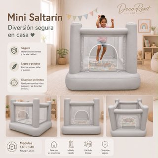 Castillo Hinchable Blanco para Fiestas Infantiles