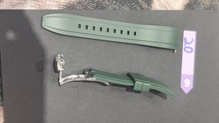 Correa Tissot Caucho Verde 20mm