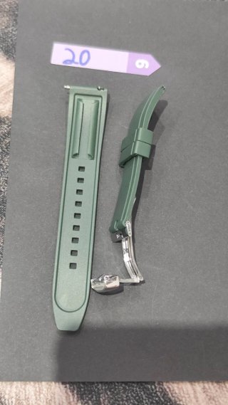 Correa Tissot Caucho Verde 20mm