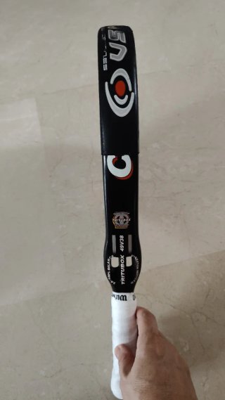 Pala de pádel Coach Tritum Mix Black Titaniu