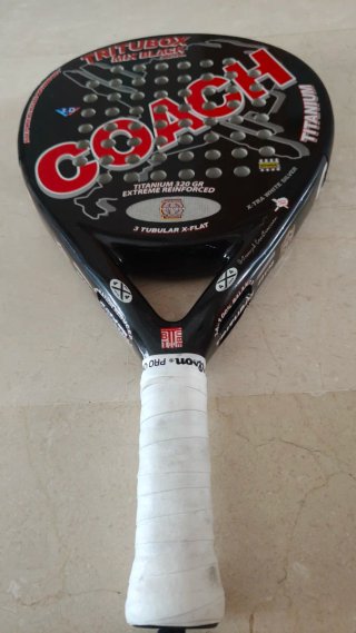Pala de pádel Coach Tritum Mix Black Titaniu