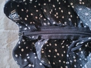 Top Zara pois senza spalline