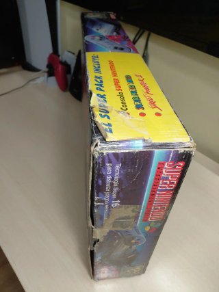 Consola Super Nintendo SNES con caja