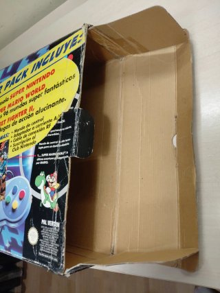 Consola Super Nintendo SNES con caja
