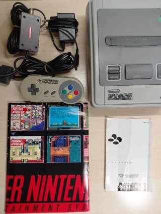 Consola Super Nintendo SNES con caja