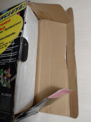 Consola Super Nintendo SNES con caja
