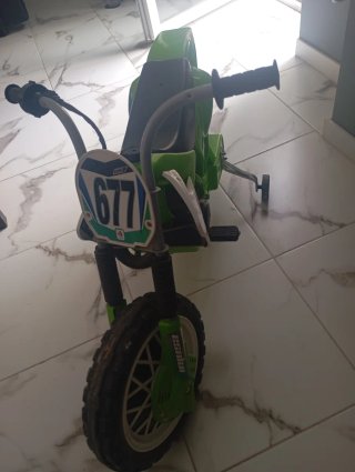 Moto Eléctrica Infantil Verde