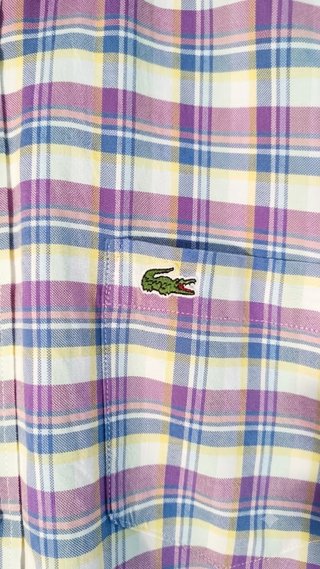 Camisa de cuadros Lacoste talla 40 (M).