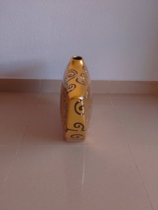 Jarrón Gustav Klimt El Beso-Porcelana