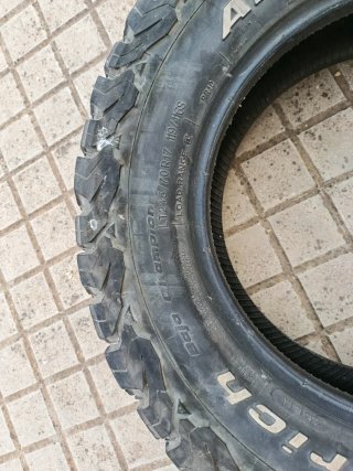 Ruedas BFGoodrich All-Terrain T/A-17 pulgadas.