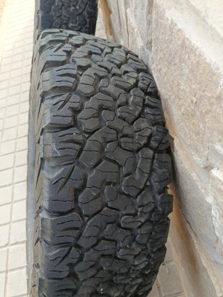 Ruedas BFGoodrich All-Terrain T/A-17 pulgadas.