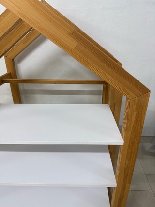 Estantería infantil madera blanca