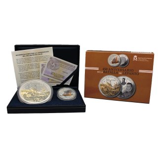 Cincuentin y  monedas  10€ de batalla de Lepanto