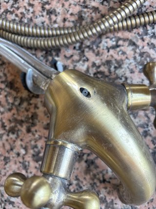 Grifería vintage bañera y bidé