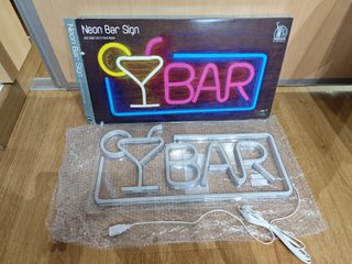 Cartel LED Neón BAR USB