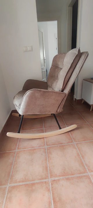 Sillón Mecedora Lactancia Marrón, sin estrenar
