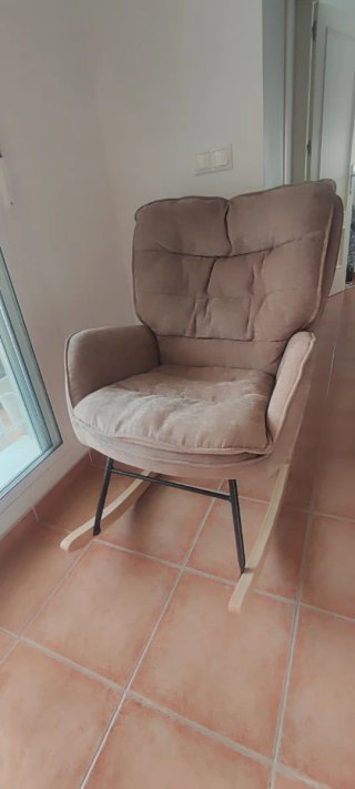 Sillón Mecedora Lactancia Marrón, sin estrenar