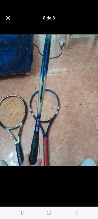 Lote 3 raquetas de tenis