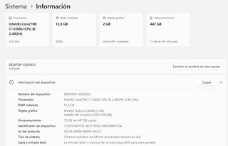 Portátil Asus K555L i7 12GB RAM 500GB SSD