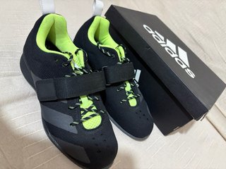Zapatillas Halterofilia Adidas Negras y Verdes