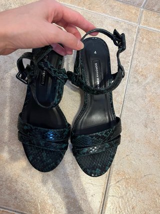 Sandalias Serpiente verde Dorothy Perkins