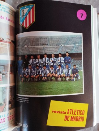 Revista Atlético de Madrid 1968/1969.