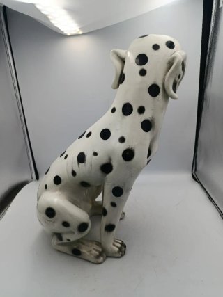 FIGURA PERRO DÁLMATA EN ESCAYOLA