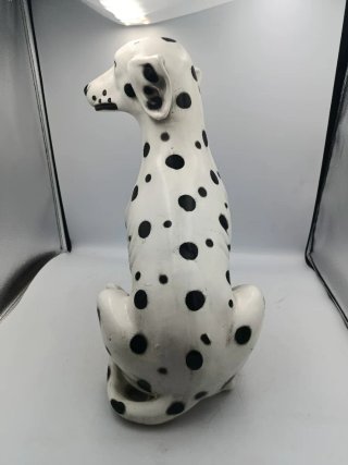 FIGURA PERRO DÁLMATA EN ESCAYOLA