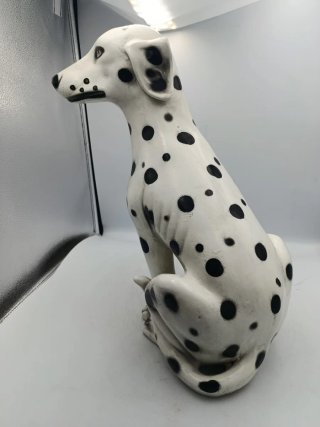 FIGURA PERRO DÁLMATA EN ESCAYOLA