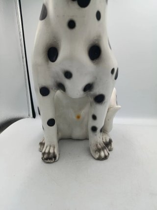 FIGURA PERRO DÁLMATA EN ESCAYOLA