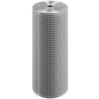 Malla de Hardware, 1/2 pulgada 24in x 100 pies 19 Gauge, Malla de Alambre Galvanizado por Inmersión en Caliente, Cercado de Alambre para Pollos, Malla de Alambre para Jaulas de Conejos, Jardín, Pe...