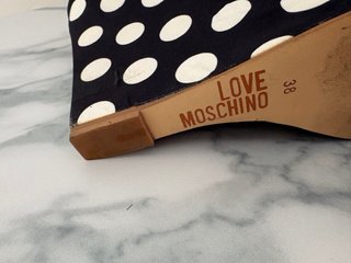 Scarpe Moschino Pois Nere e Bianche
