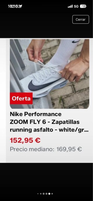 Nike W Zoom Fly 6 Talla 42