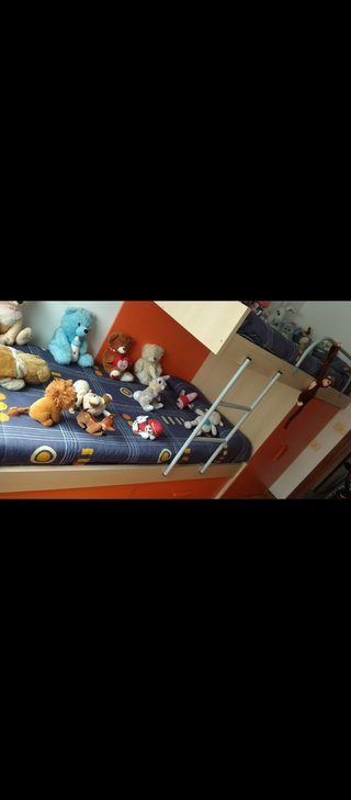Cama tren con armario
