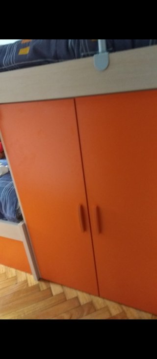 Cama tren con armario