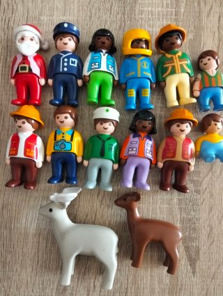 Lote Playmobil 123 Figuras y Animales