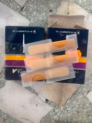 Cañas Clarinete Vandoren Nº4 Formato Antiguo