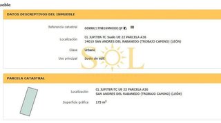 Terreno en venta en Trobajo del Camino en San Andrés del Rabanedo