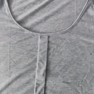 Camiseta mujer azul con botones