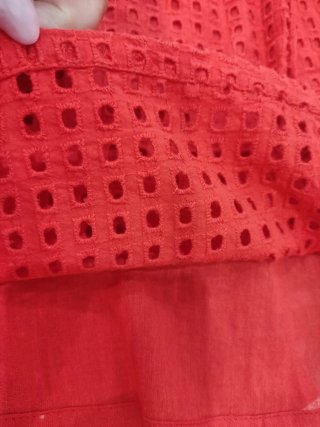 Vestido rojo niña 9-12 meses charanga