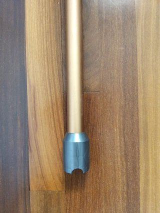 Tubo Extensión Dyson V12 Dorado