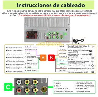 Radio Coche 2 DIN Android Auto CarPlay