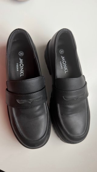 Mocasines de plataforma negros