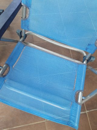 3 Sillas Playa Aluminio Plegables
