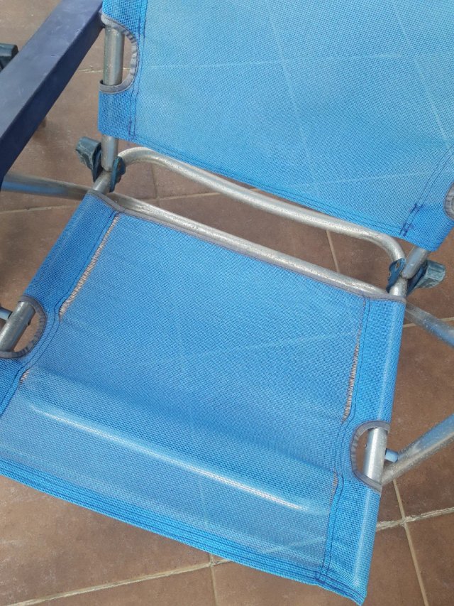 3 Sillas Playa Aluminio Plegables