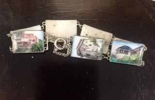 Pulsera de porcelana esmaltada