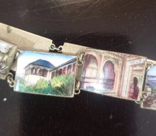 Pulsera de porcelana esmaltada