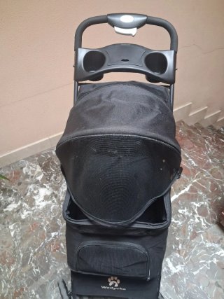 Carro para mascotas Wedyvko negro