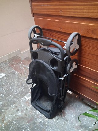 Carro para mascotas Wedyvko negro